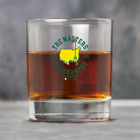 The Masters 2026 Augusta National Golf Club Tournament Rock Glasses