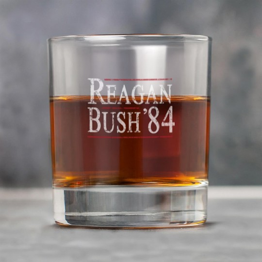 Reagan Bush 84 Rock Glasses