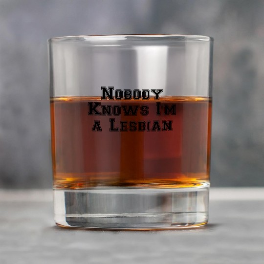 Nobody Knows Im a Lesbian Rock Glasses