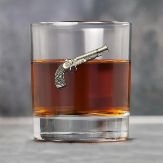 Retro pirates gun design Rock Glasses