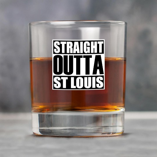 Straight Outta St Louis Rock Glasses