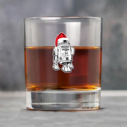 R2D2-Chrstmas Rock Glasses