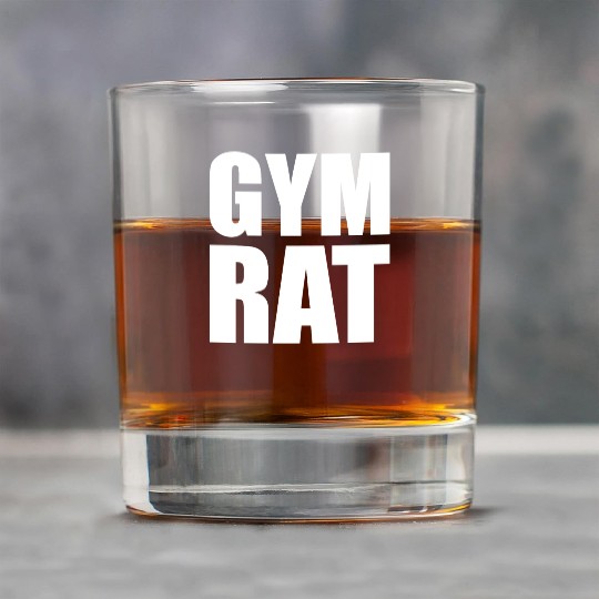 Gym Rat - White Rock Glasses
