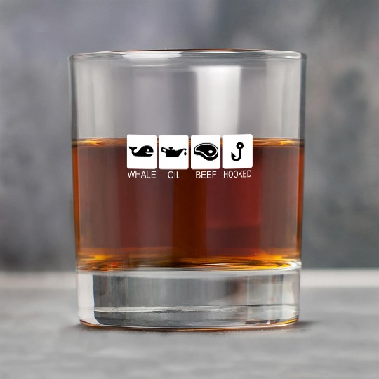 Whale Oil Beef Hooked Rock Glasses