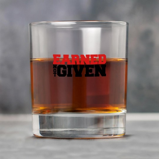 Earned Not Given Rock Glasses