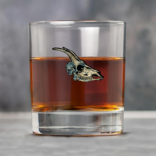Capricorn skull Rock Glasses