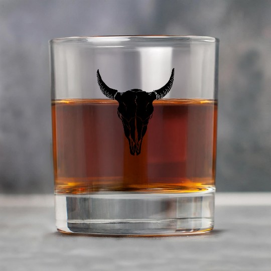 buffalo skull Rock Glasses
