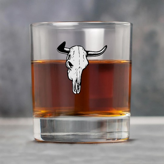 buffalo skull Rock Glasses
