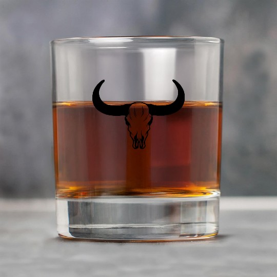 buffalo skull Rock Glasses