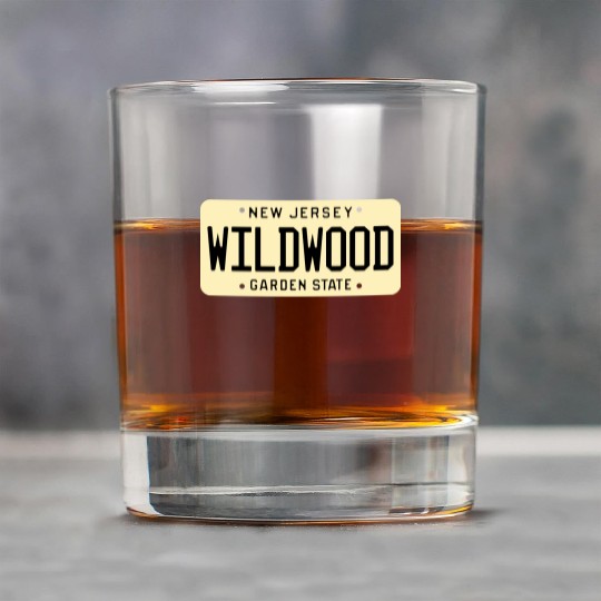 Wildwood New Jersey License Plate Rock Glasses