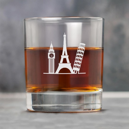 Europe / London,Paris,Pisa Rock Glasses