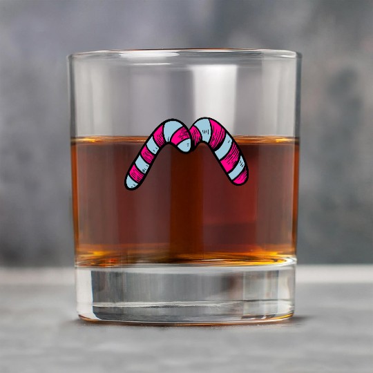 Candy canes "M" Rock Glasses