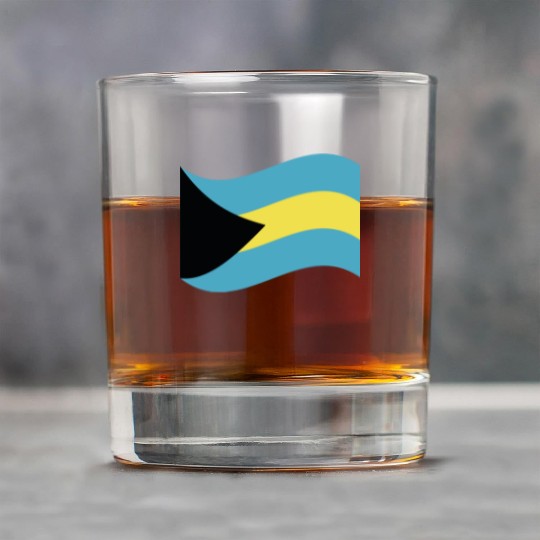 flag bahamas Rock Glasses