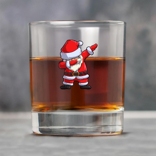 Dabbing santa claus Rock Glasses