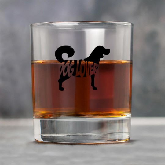 Dog Lover | Gift for Dog Lovers and Owners Rock Glasses