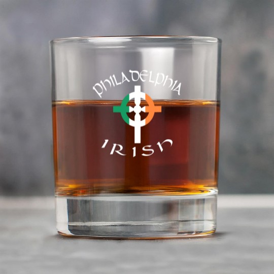 Ireland Pride Philadelphia Irish Celtic Cross Rock Glasses