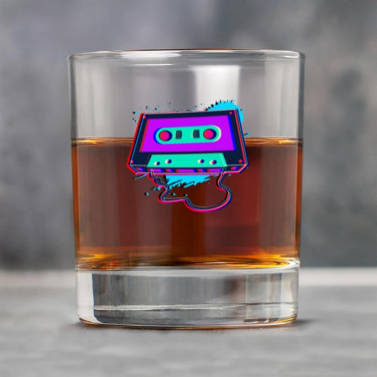 80s Music Cassette Tape : 3D, Neon, 80s songs Rock Glasses