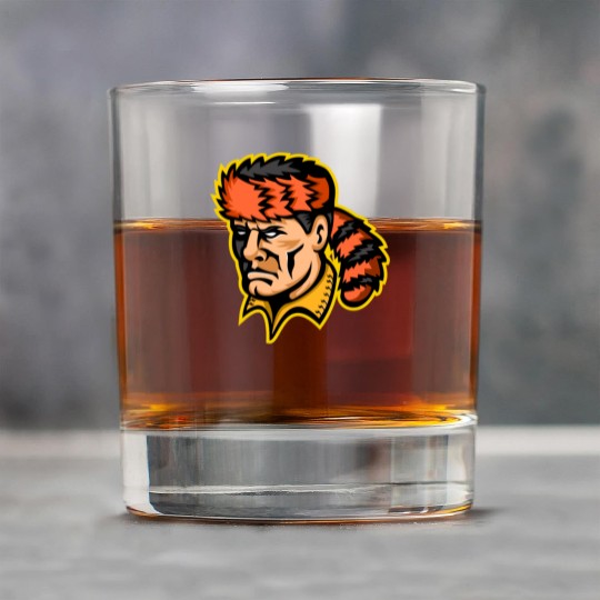 Davy Crockett Mascot Rock Glasses