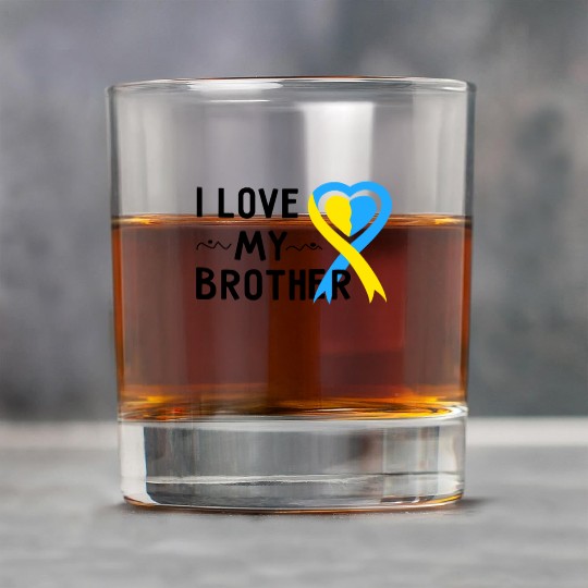 Down Syndrome Awareness I Love My Brother Rock Glasses