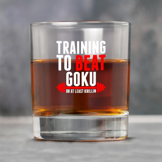 Training To Beat Goku Rock Glasses