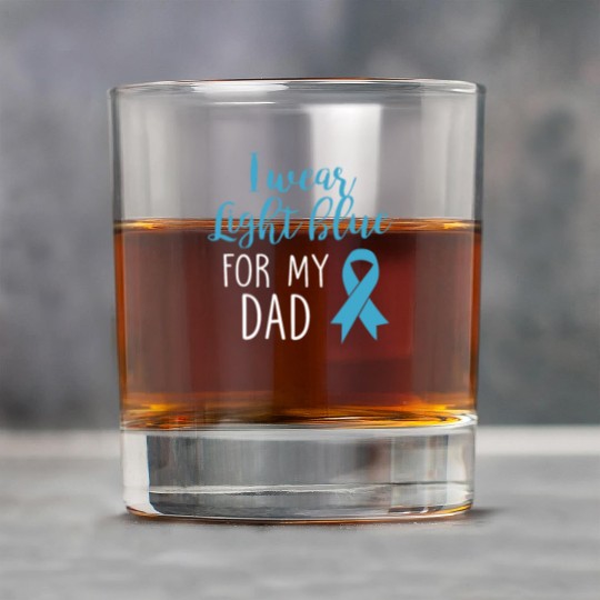 I Wear Light Blue For Dad Rock Glasses Prostate Cancer
