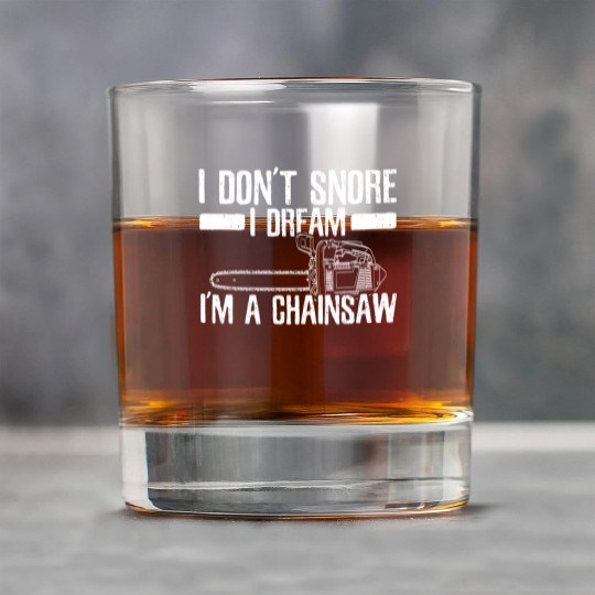 Chainsaw - Funny Lumberjack Gift Rock Glasses