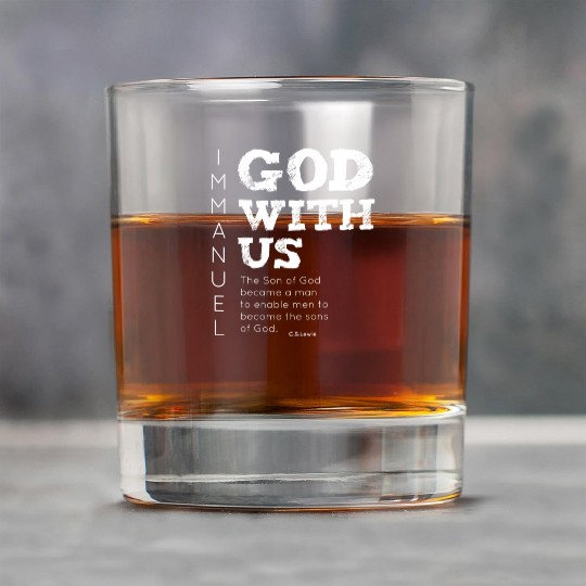 Immanuel, God with us Rock Glasses