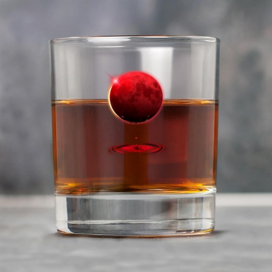 Vampire werewolf blood red moon eclipse Rock Glasses