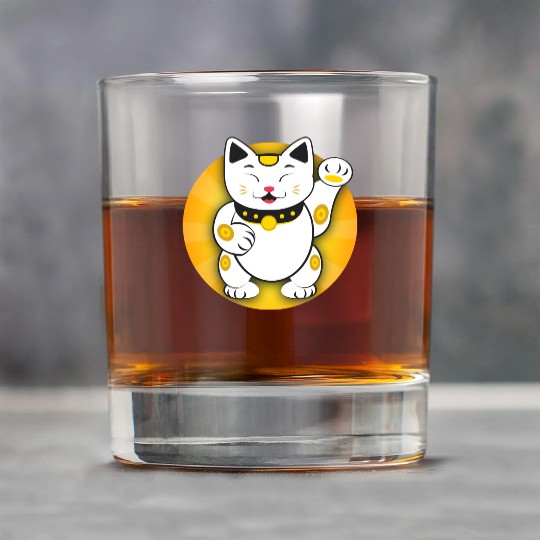 Maneki Neko - Japanese Lucky Cat Rock Glasses