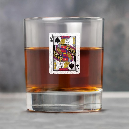 jack of spades playing card Rock Glasses