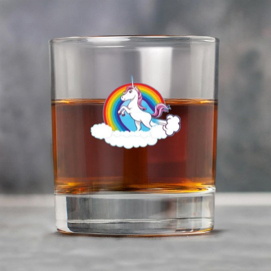 Rainbow Unicorn Love Rock Glasses