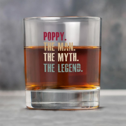 Poppy the man the myth the legend Rock Glasses