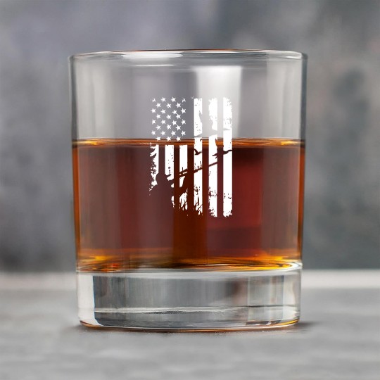 USA Duck Hunting American Hunters Hunt Gifts Rock Glasses