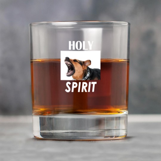 Holy Spirit dog barking Rock Glasses