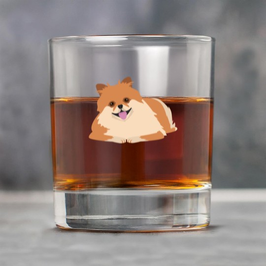 Favorite Dogs Cute Pomeranian - Gift Idea Rock Glasses