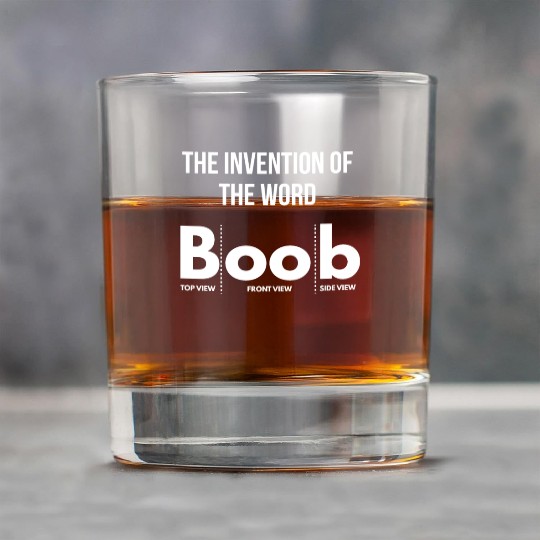 boobs boobies tits joke laugh funny sayings quote Rock Glasses