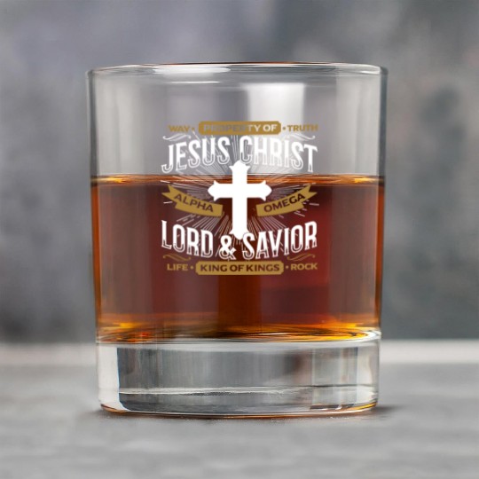 way property of truth jesus christ alpha omega lor Rock Glasses