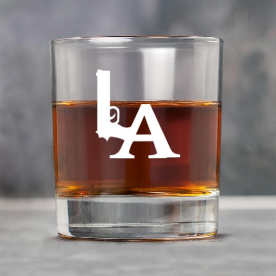 LA Dodgers Gun Los Angeles Hollywood California Rock Glasses