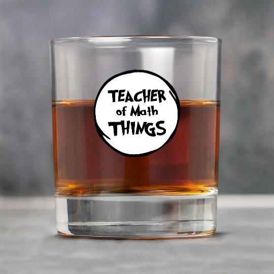 Math Teacher, Teacher of Math Things, Educator Rock Glasses
