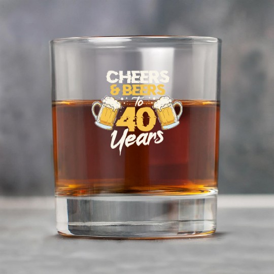40th Birthday Rock Glasses
