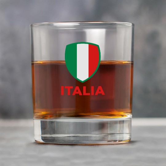 National Flag of Italy Rock Glasses