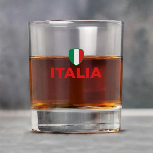National Flag of Italy Rock Glasses