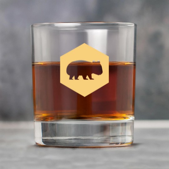 Wombat Australia Animal Welfare Wilderness Gift Rock Glasses