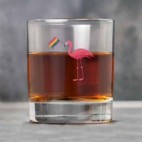 Flamingo Rainbow Rock Glasses