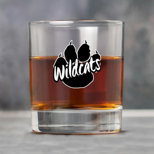 Wildcats Paw Print Back To School Spirit Mascot Rock Glasses