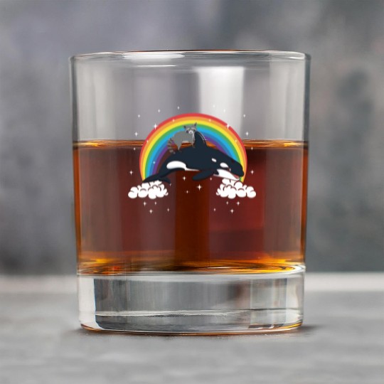 Raccoon Trash Panda Funny Orca Killer Whale Gift Rock Glasses