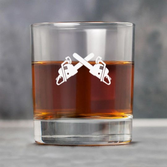 Chainsaw Lumberjack Rock Glasses