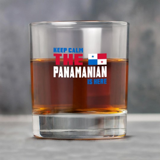 Keep Calm Panama / Flag Gift Rock Glasses