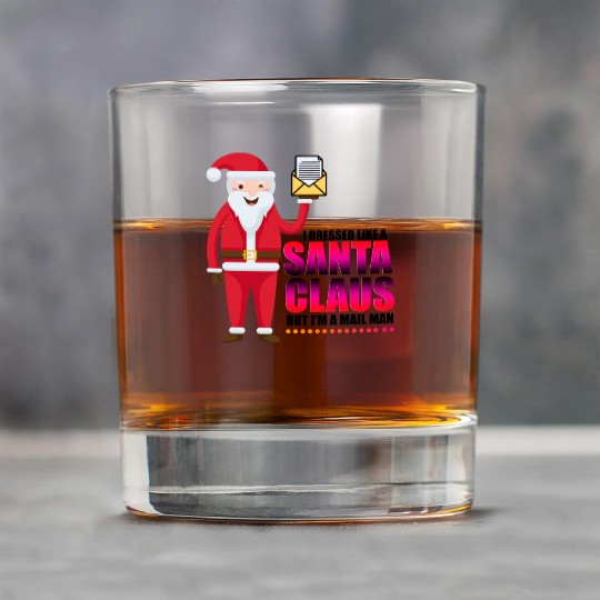 Christmas Santa Claus Mail Man Winter Post Man Rock Glasses