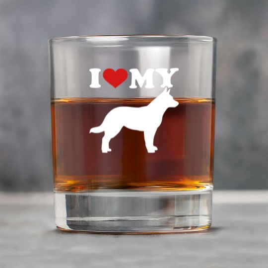 Australian Cattle Dog Rock Glasses